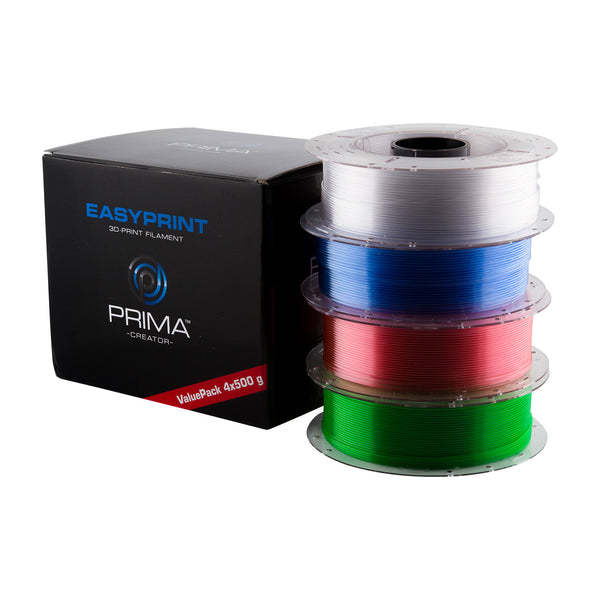 Paquete de valor de filamento PETG 1,75 mm - 4x 500 g en colores