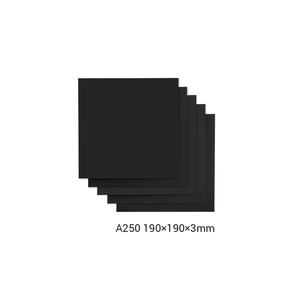 Placas acrílicas mate Snapmaker 190×190×3 mm – paquete de 5 para láser y CNC