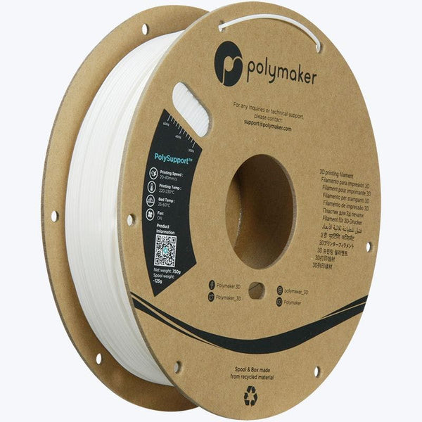 Polymaker PolySupport – Filamento de soporte desprendible 1,75 mm, 750 g