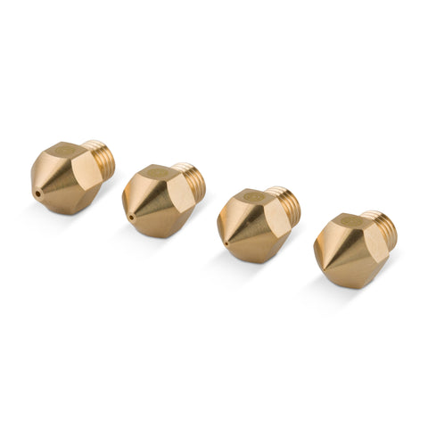 Set de boquillas de latón PrimaCreator para CR-10S Pro – 4 unidades (0,20 / 0,40 / 0,60 / 0,80 mm)