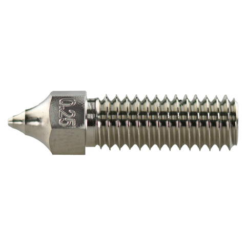 Boquilla de cobre niquelado PrimaCreator para Creality K1/K1 Max, 0,25 mm
