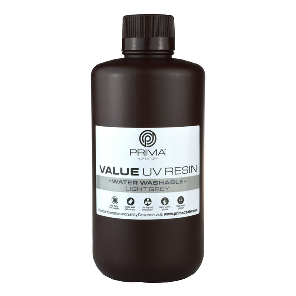 Resina lavable con agua PrimaCreator Hellgrau