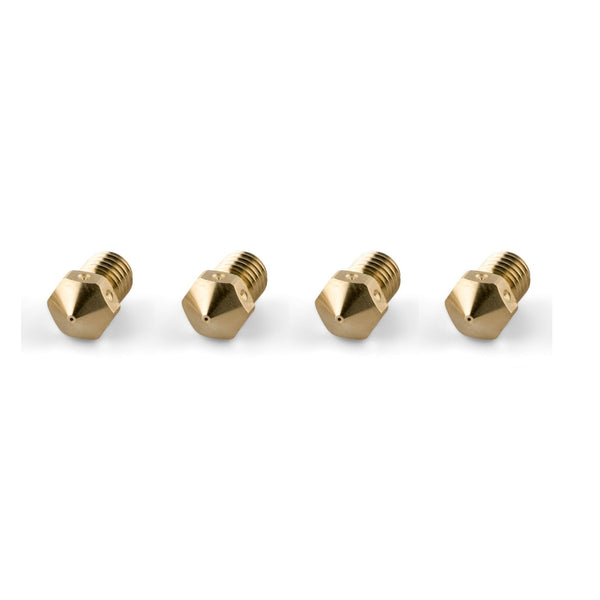 RepRap boquilla de latón M6 0,4 mm - 1,75 mm - 4 piezas