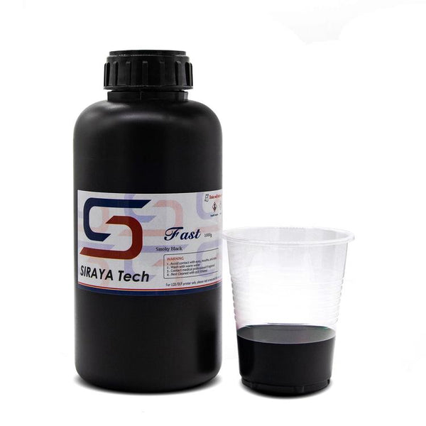 Resina rápida tipo ABS Siraya Tech – 1 kg – Negro ahumado