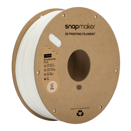 Soporte desprendible Snapmaker para PLA – 500 g de material de soporte fácilmente removible
