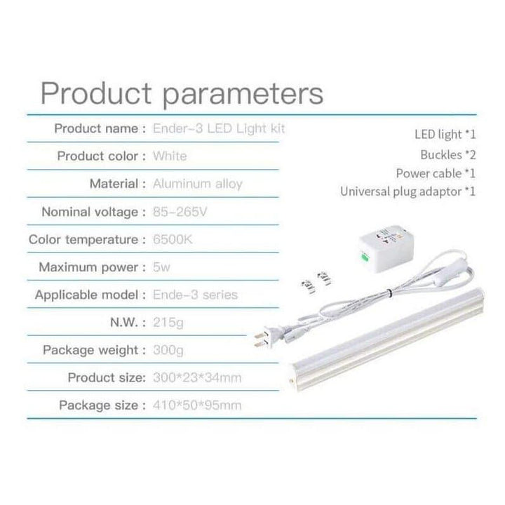 Creality LED Kit 6500K Light Bar Lichtleiste 3ddruckboss